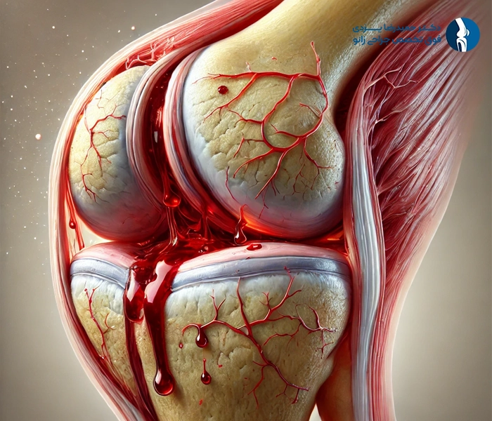 خونریزی داخل مفصل زانو